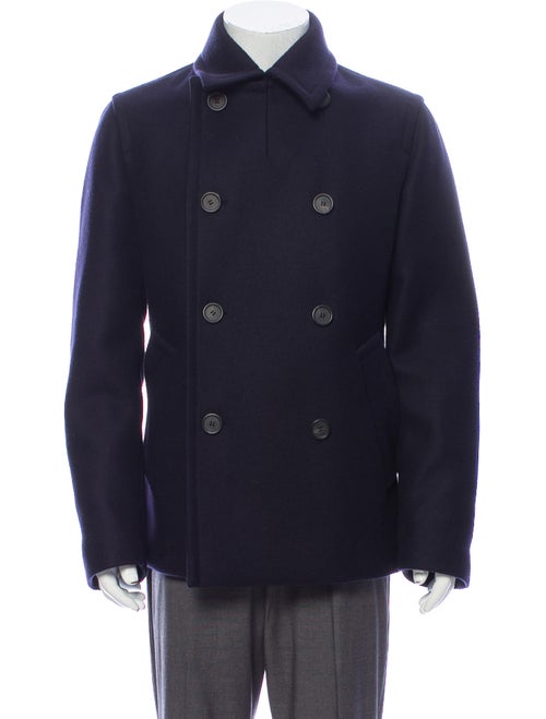Prada Virgin Wool Peacoat Wool