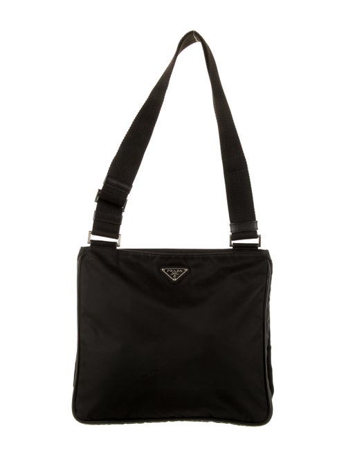 Prada Tessuto Messenger Bag Black