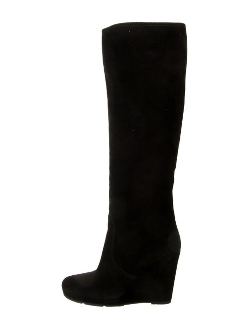 Prada Calf Leather Boots Black