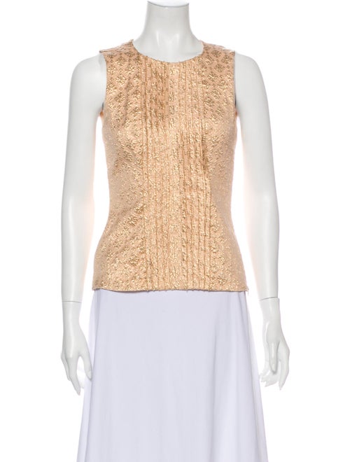 Prada Crew Neck Sleeveless Top