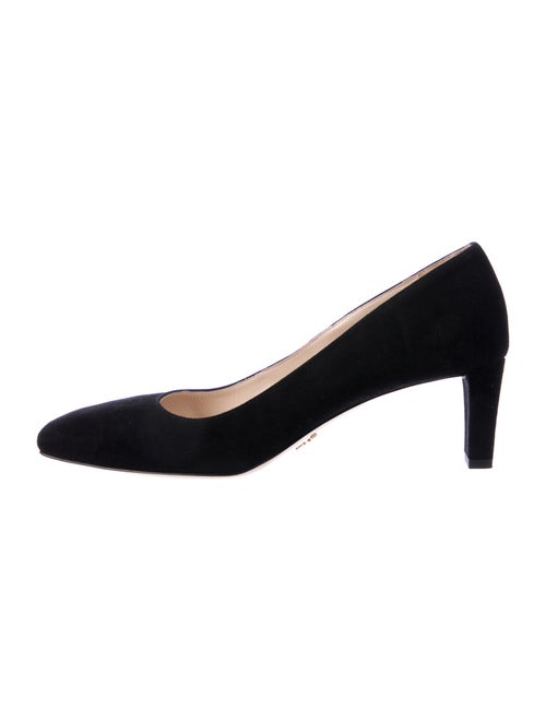 Prada Suede Pumps Black