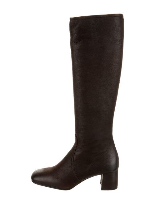 Prada Leather Boots Brown