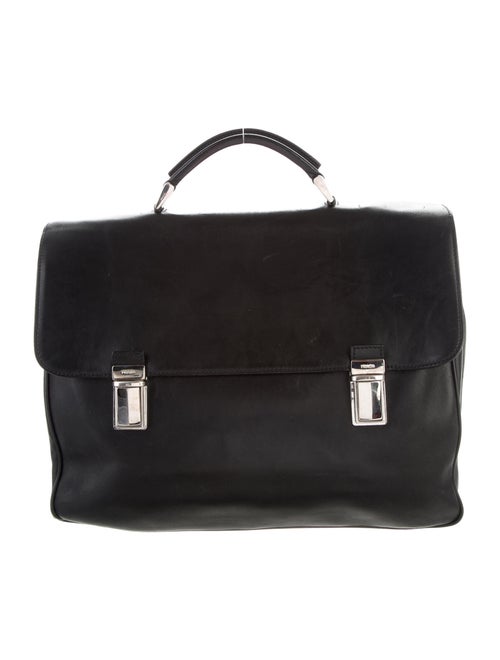 Prada Vintage Vitello Briefcase Nero
