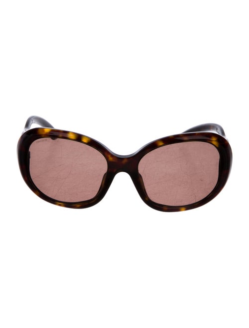 Prada Round Tinted Sunglasses Brown