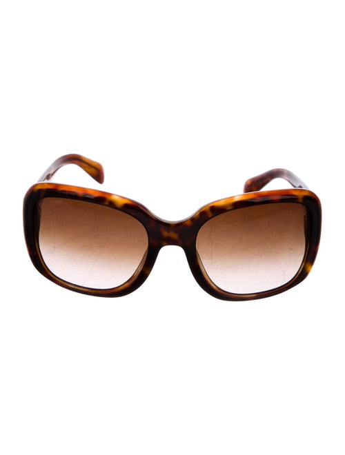Prada Square Tinted Sunglasses Brown