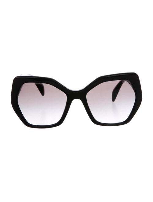 Prada Oversize Gradient Sunglasses Black