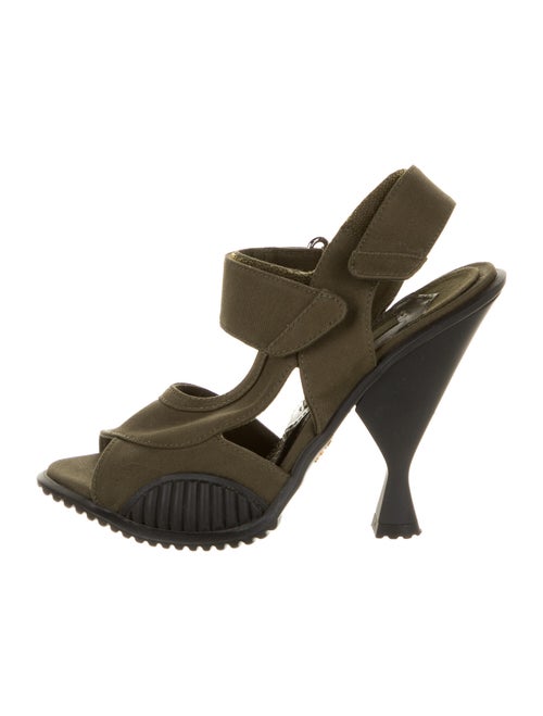Prada Slingback Pumps Green