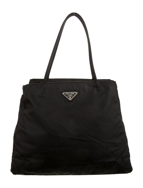 Prada Vintage Tessuto Tote Black