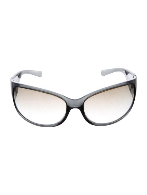 Prada Shield Gradient Sunglasses transparent