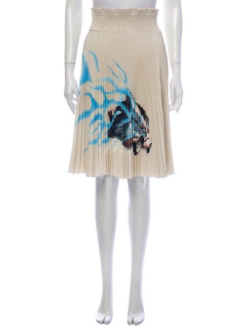 Prada Graphic Print Knee-Length Skirt