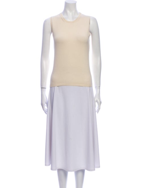 Prada Crew Neck Sleeveless Top