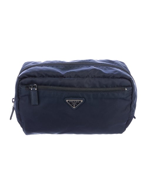 Prada Nylon Cosmetics Bag Navy