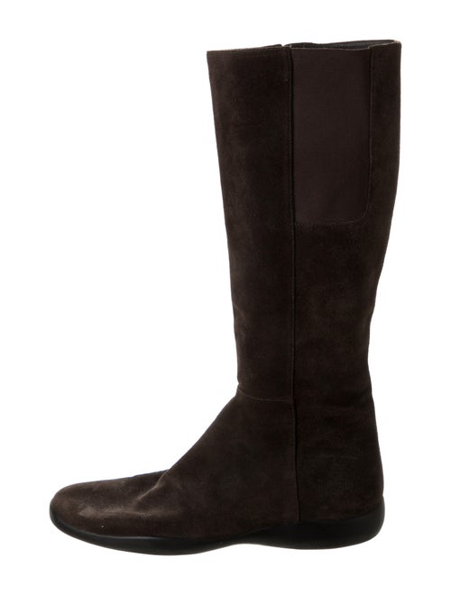 Prada Leather Boots Brown