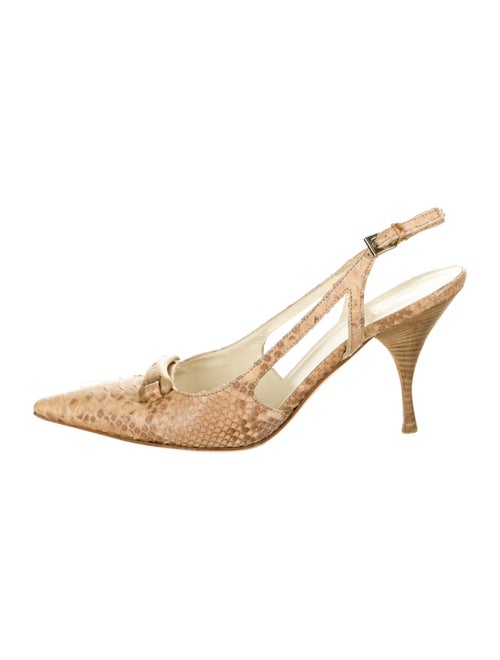 Prada Printed Slingback Pumps