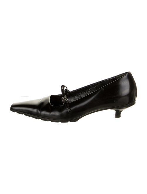 Prada Leather Pumps Black