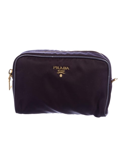 Prada Nylon Cosmetics Bag Plum