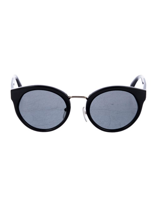 Prada Round Tinted Sunglasses Black
