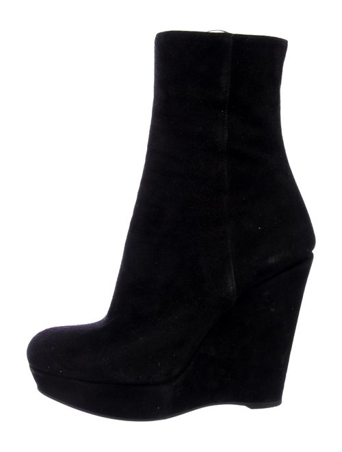 Prada Suede Boots Black
