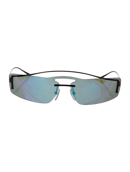 Prada Tinted Shield Sunglasses Black