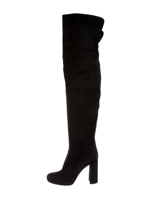 Prada Suede Boots Black