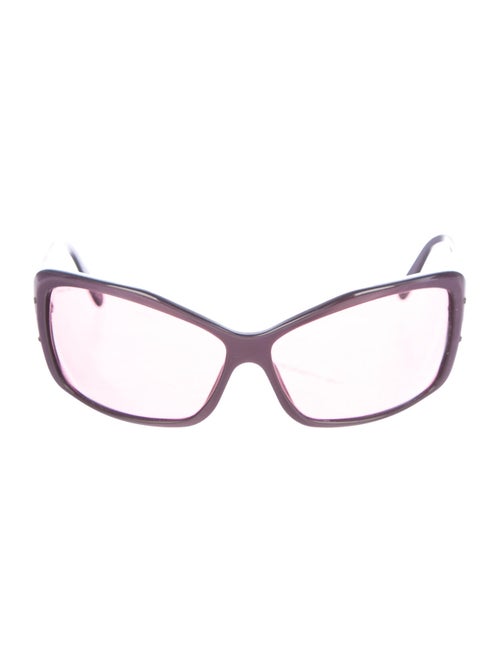 Prada Square Tinted Sunglasses Purple