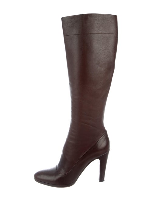 Prada Leather Boots Brown
