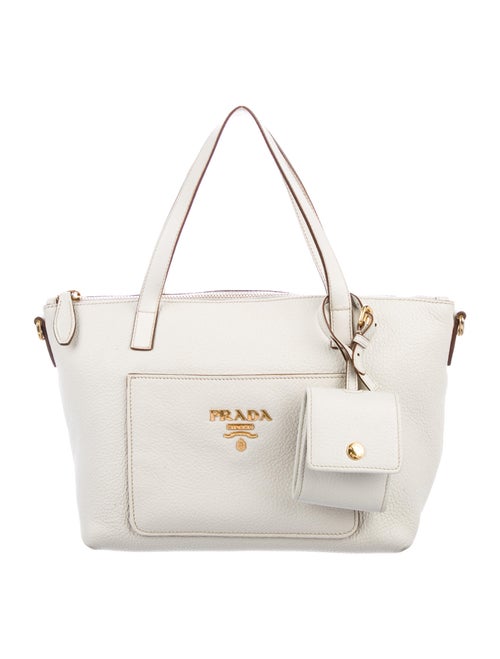 Prada Vitello Daino Crossbody Bag gold
