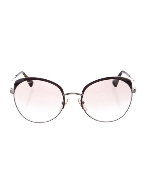 Prada Tinted Oversize Sunglasses Silver