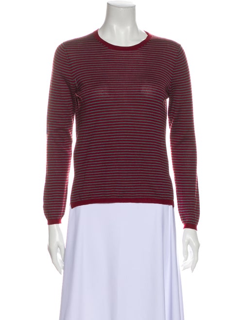 Prada Wool Striped Sweater Wool