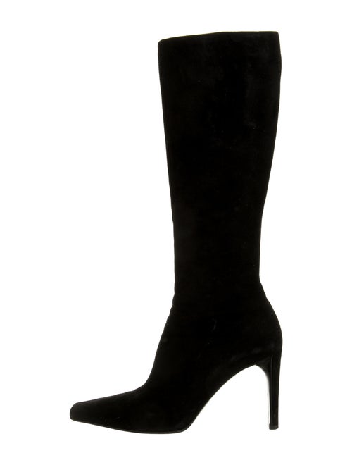 Prada Suede Boots Black