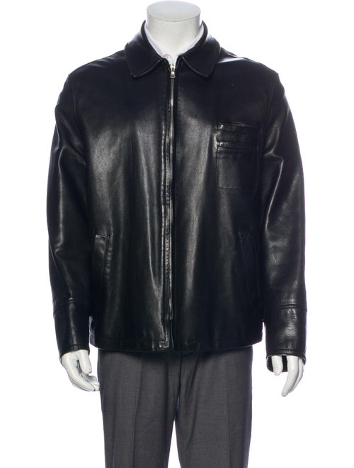Prada Leather Jacket Black