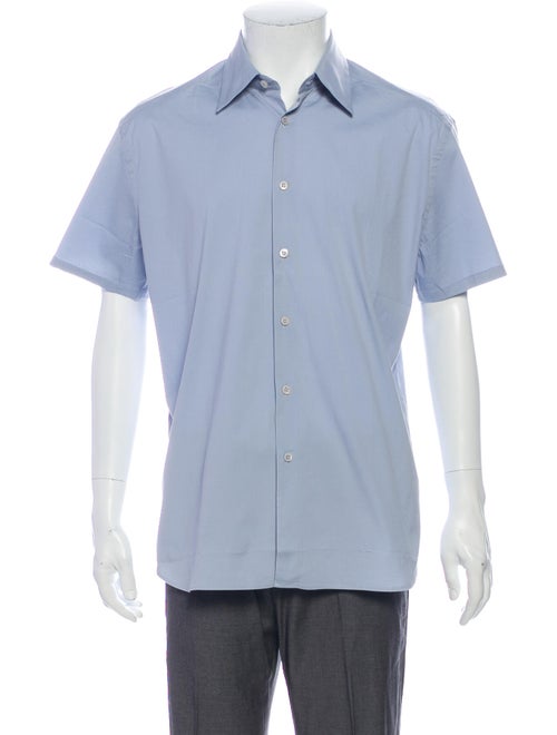 Prada Short Sleeve Shirt Blue