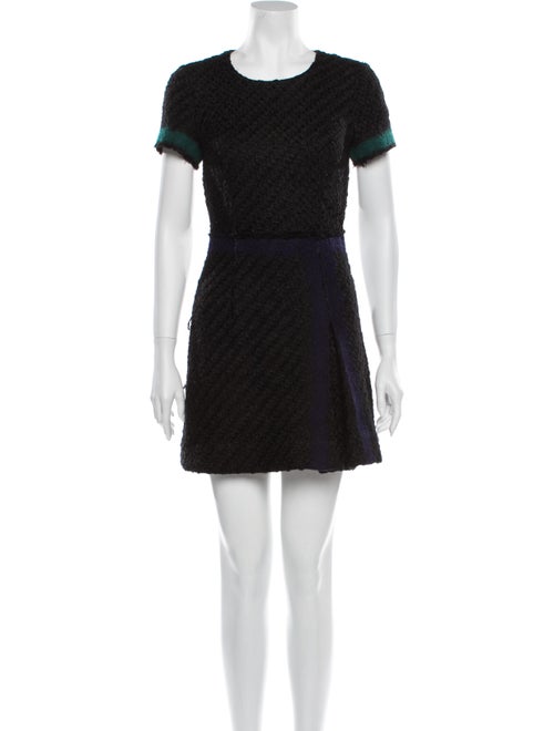 Prada Virgin Wool Mini Dress Wool