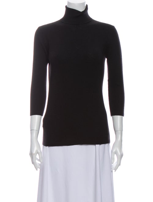 Prada Cashmere Turtleneck Sweater Black