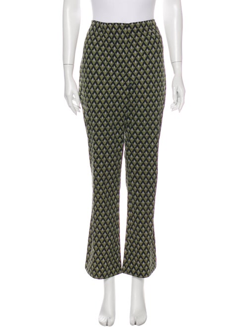 Prada Virgin Wool Flared Pants Wool