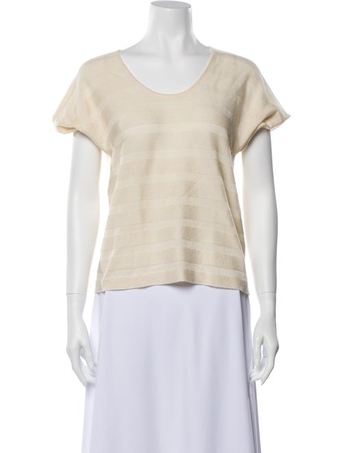 Prada Scoop Neck Short Sleeve T-Shirt