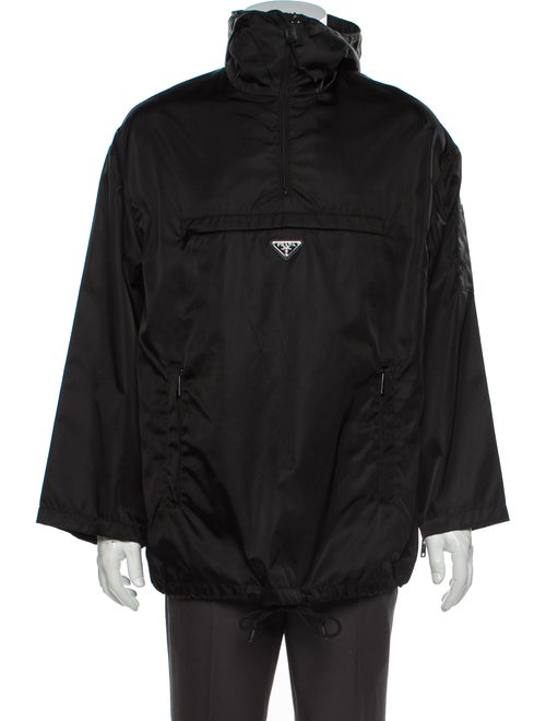 Prada Saffiano Leather Jacket Black