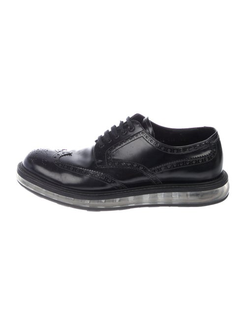 Prada Brogue Derby Shoes black
