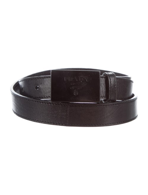 Prada Leather Hip Belt Black