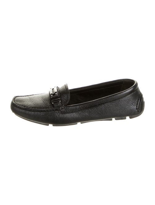 Prada Leather Loafers Black
