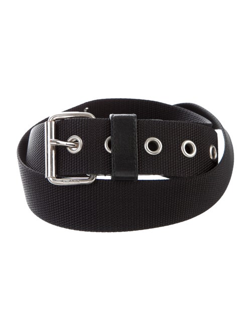 Prada Grosgrain Hip Belt Black