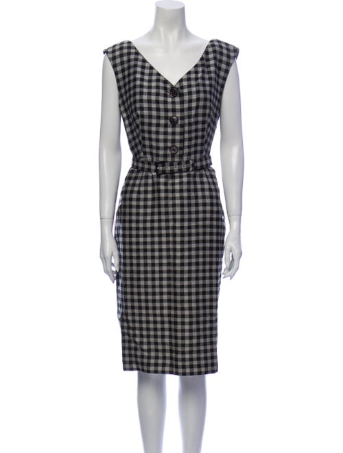 Prada Wool Knee-Length Dress Wool
