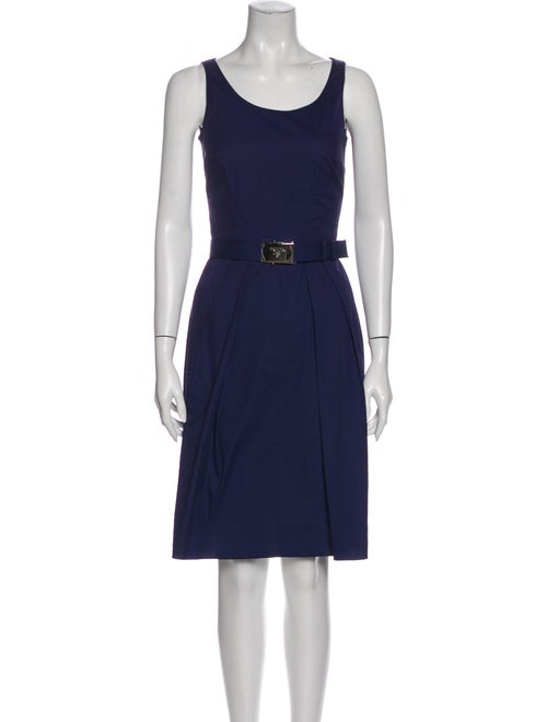 Prada 2008 Knee-Length Dress Blue