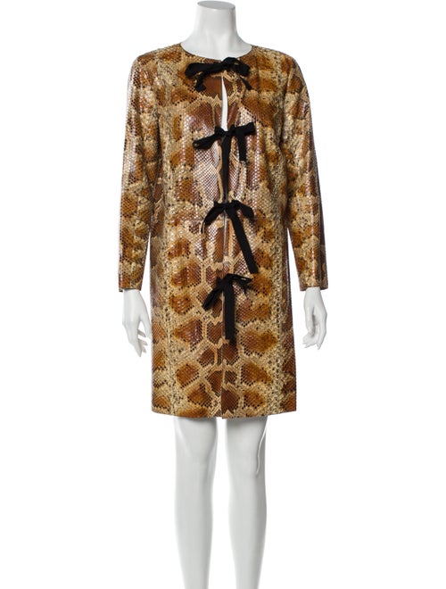 Prada Animal Print Coat