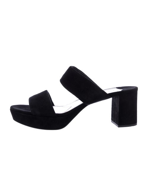 Prada Suede Slides Black