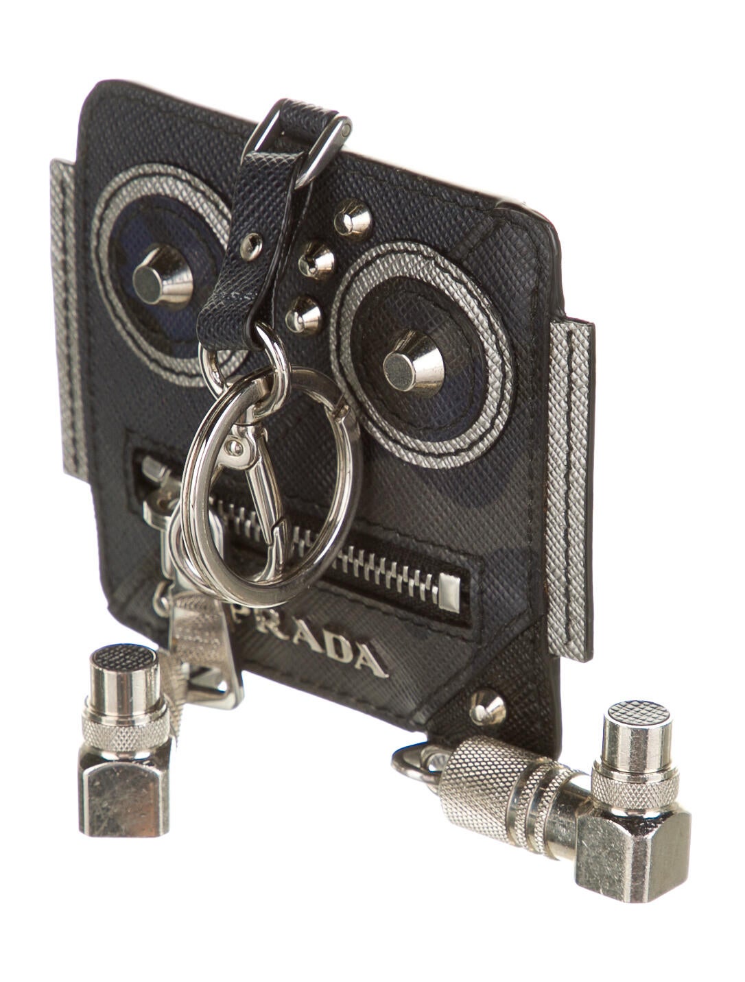 Prada Robot Saffiano Keychain