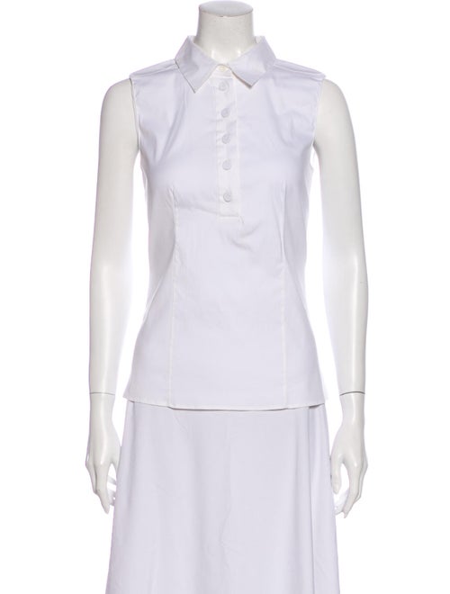 Prada Sleeveless Top White