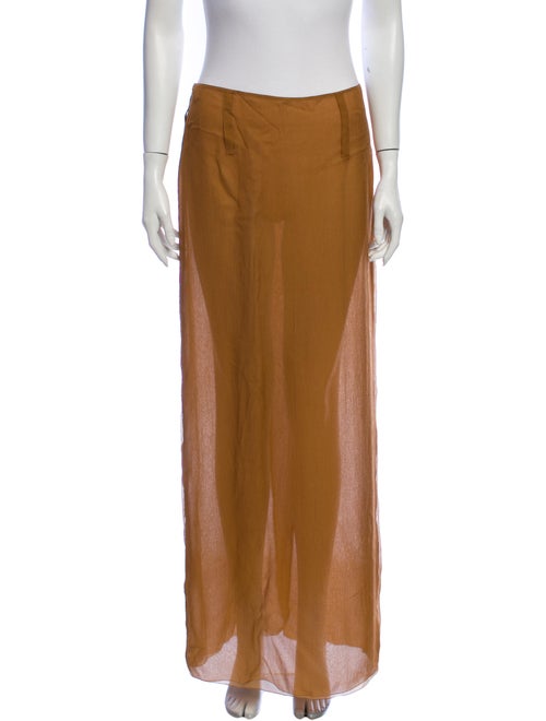 Prada 2018 Long Skirt w/ Tags Brown
