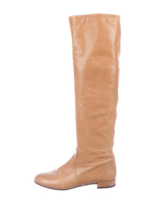 Prada Leather Riding Boots