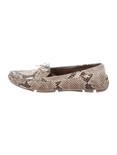 Prada Animal Print Loafers